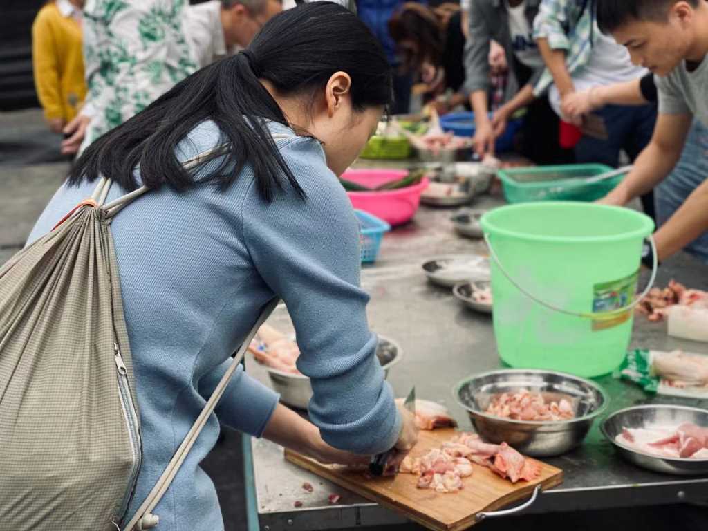 深圳農家樂野炊不一樣的用餐方式